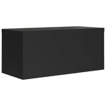 vidaXL Classeur noir 90x40x130 cm acier