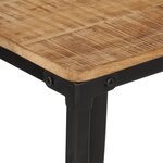 vidaXL Chaises de bar lot de 4 bois de manguier massif brut