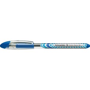 Stylo à bille Slider Basic Pte Moyenne bleu SCHNEIDER