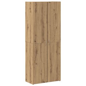 vidaXL Cabinet de Bureau avec porte Chêne artisanal 70 x 32 x 77.5 cm