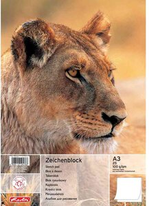 Bloc de dessin format A3 100 g/m2 25 feuilles HERLITZ
