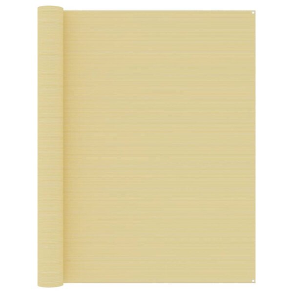 vidaXL Tapis de tente 250x300 cm Beige