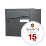 Boîte aux lettres antivandalisme gris Preface - Double face - RENZ