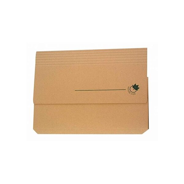 Lot de 10 Pochettes VIP Nature Line 24x32 cm Kraft Ecru FAST