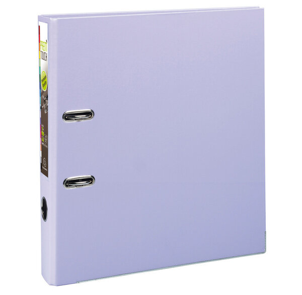 Classeur à Levier Prem'Touch Polypro Int / Ext Dos 50 mm Renforcé Lilas EXACOMPTA