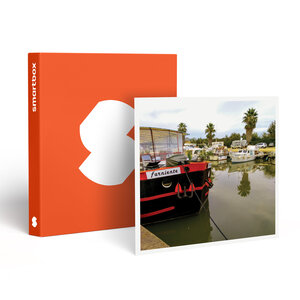 SMARTBOX - Coffret Cadeau 2 jours insolites sur le canal du Rhône à bord d'une péniche avec verre de bienvenue - Séjour