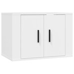 vidaXL Meuble TV mural Blanc 57x34 5x40 cm