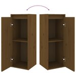 vidaXL Meubles TV 3 Pièces Marron miel Bois massif de pin