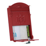 Rottner ashford boîte aux lettres rouge
