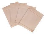 Lot de 100 enveloppes pochettes kraft armé à soufflet marron 260 x 330 + 30 mm