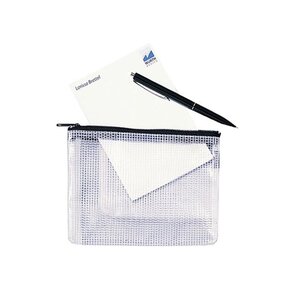 Pochette Mesh bag A6 transparent Noir REXEL