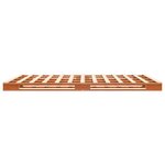 vidaXL Lit de palette cire marron 140x200 cm bois de pin massif