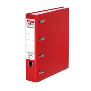 classeur maX.file en PP dos: 70mm rouge HERLITZ