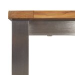 vidaXL Table de salle à manger 180x90x75 cm en bois massif d'acacia