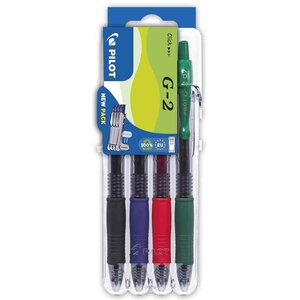 Stylo à encre gel G2 07 Set2Go étui de 4 PILOT