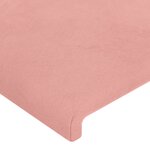 vidaXL Têtes de lit 4 Pièces Rose 80x5x78/88 cm Velours