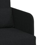 vidaXL Canapé Lit 2-en-1 Noir 65x80x83 cm Tissu
