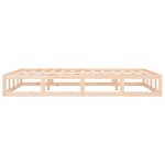 vidaXL Cadre de lit 160x200 cm Bois massif