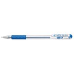 stylo roller à encre gel Hybrid Gel Grip K116  bleu x 3 PENTEL