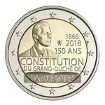 2 euros commémorative Luxembourg 2018 - la Constitution.