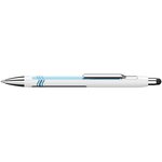 Stylo à bille epsilon touch blanc-bleu pte extra large bleu x 15 schneider
