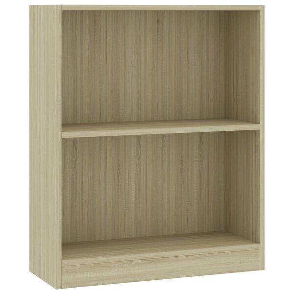 vidaXL Bibliothèque Chêne sonoma 60x24x76 cm Bois d'ingénierie