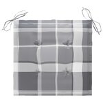 vidaXL Ensemble à manger d'extérieur pliable avec coussin 3 Pièces Teck