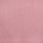 vidaXL Lit de jour avec gigogne et matelas rose 90x200 cm velours