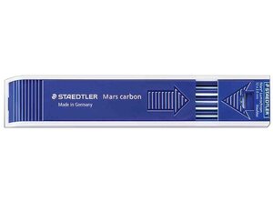 Etui de 12 Mines Mars Carbon pour porte mines 2 mm Bleu STAEDTLER