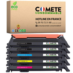 404S- 5 Toners Compatibles avec Samsung CLT-P404C CLT-404S - COMETE
