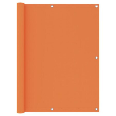 vidaXL Écran de balcon Orange 120x500 cm Tissu Oxford
