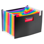 Trieur accordéon bureau 12 positions  - Format A4 - Rainbow Class