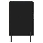 vidaXL Buffet noir 100x36x60 cm bois d'ingénierie
