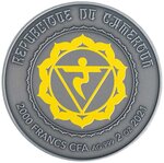 Pièce de monnaie en Argent 2000 Francs g 62.2 (2 oz) Millésime 2021 Chakra MANIPURA