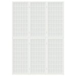 vidaXL Cloison de séparation pliable 3 panneaux 120x170 cm Blanc