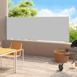 vidaXL Auvent latéral rétractable de patio 220x500 cm Gris