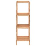 vidaXL Étagère de salle de bain 36x36x112 cm Bois massif de noyer