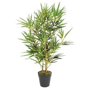 vidaXL Bambou artificiel 368 feuilles 80 cm vert