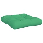 vidaXL Coussins de palette lot de 2 vert tissu