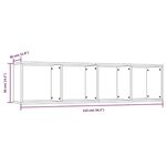 vidaXL Bibliothèque/Meuble TV Sonoma gris 143x30x36cm Bois ingénierie