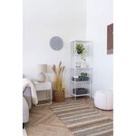 Horloge murale Ravenna gris clair mouvement silencieux Ø 40