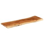 vidaXL Dessus de table 120x40x3 8 cm rectangulaire bois massif acacia