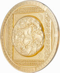 Pièce de monnaie en Argent 20 Dollars g 93.3 (3 oz) Millésime 2021 Archeology Symbolism COYOLXAUHQUI STONE