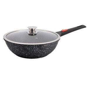 Tefal natural force poele wok 28 cm revetement antiadhésif mineralia+ tous  feux dont induction - La Poste