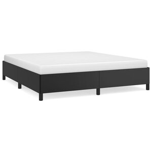 vidaXL Cadre de lit Noir 180x200 cm Similicuir