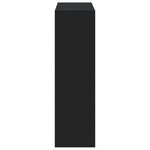 vidaXL Bibliothèque noir 102x32x108 cm bois d'ingénierie