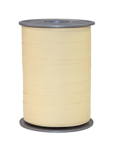 Bolduc Bicolour 200-m-rouleau 10 mm crème/blanc