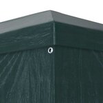vidaXL Tente de réception 3 x 3 m Vert