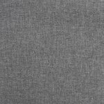 vidaXL Tabourets de bar lot de 2 gris clair tissu