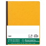 Piqûre 32x25cm ligne folioté 80 pages - Couleurs assorties EXACOMPTA
